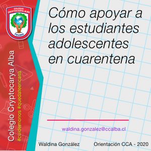 Read more about the article Cómo Apoyar a Nuestros Estudiantes Adolescentes en Cuarentena