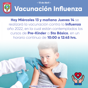 Read more about the article Vacunación Influenza 2022